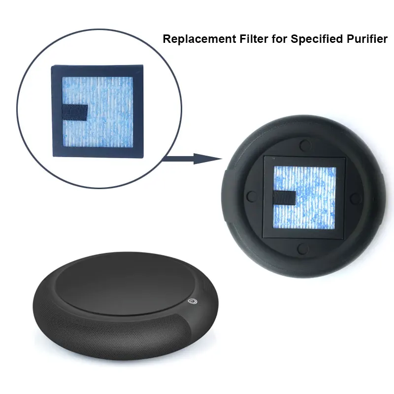 Replacement HEPA Filter Element for Specified Air Purifier Accessories Car Air Clean PM 2.5 Smoking Odor Removal