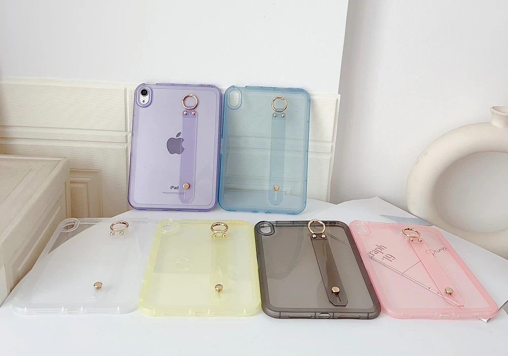 Universal Soft Protective Tablet Case with Hand Strap and Durable Back Shell