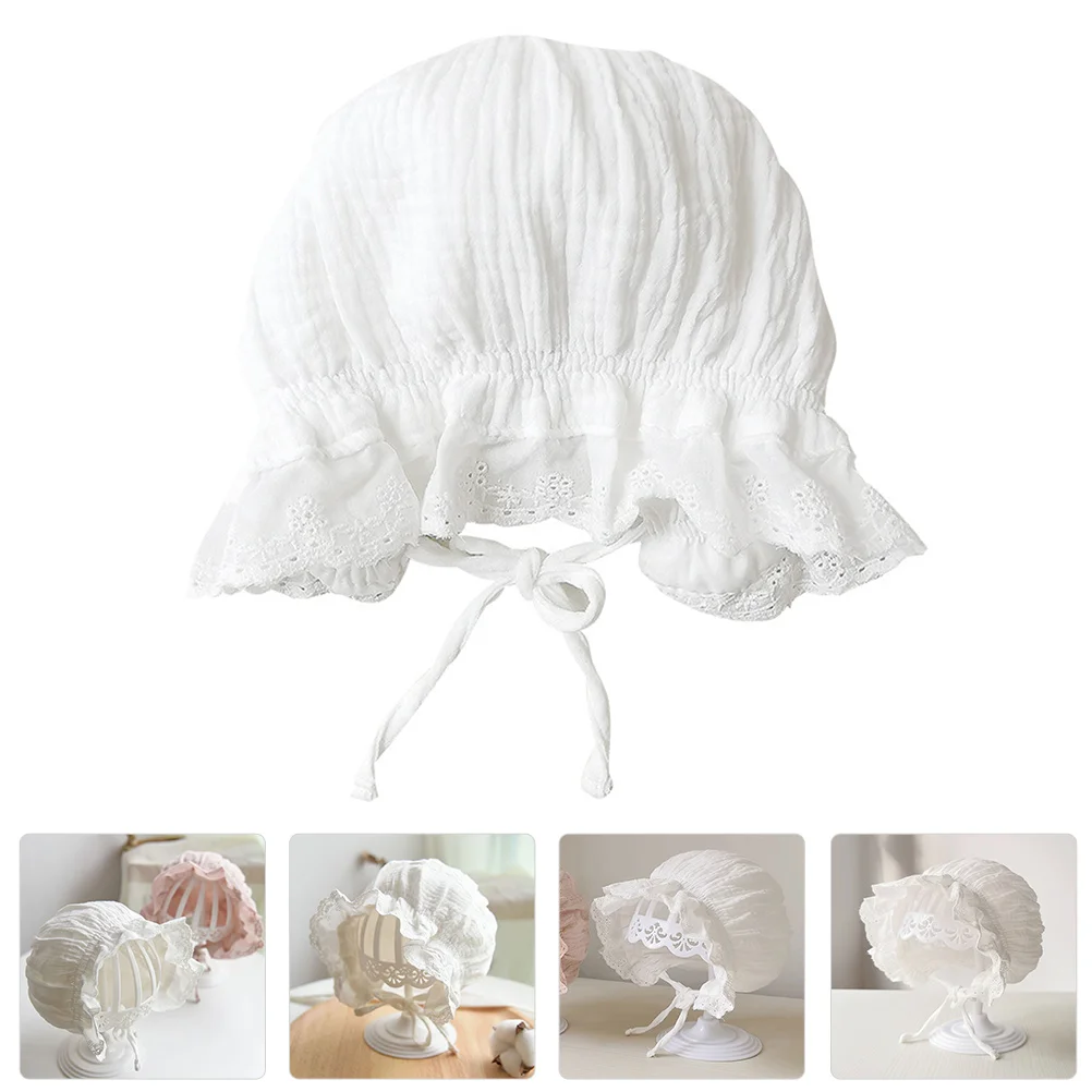 

Hat Court Style Baby Lace Summer Breathable Kids Sun Little Girl Sunshade Toddler Hats for Newborn