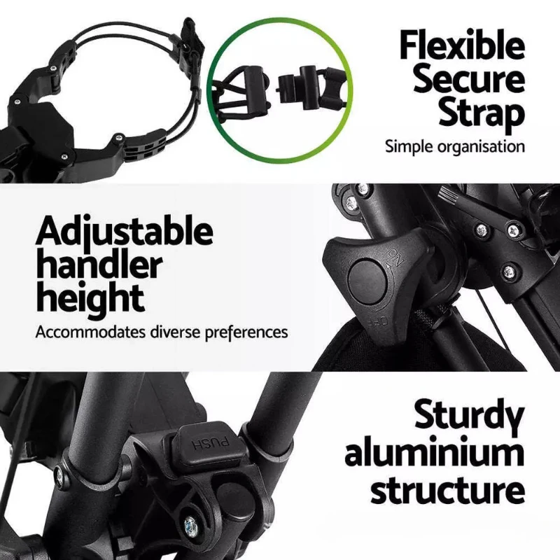 Golf Charter Four Wheel Handcart Foldable Multiple Storage Loading Activity Storage Small Cart