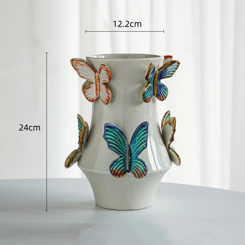 Vaso A Forma Di Farfalla - Vasi In Acrilico Trasparente Per Fiori Arredamento Moderno Per La Casa Con Rose Singole Decorativo~p151426506