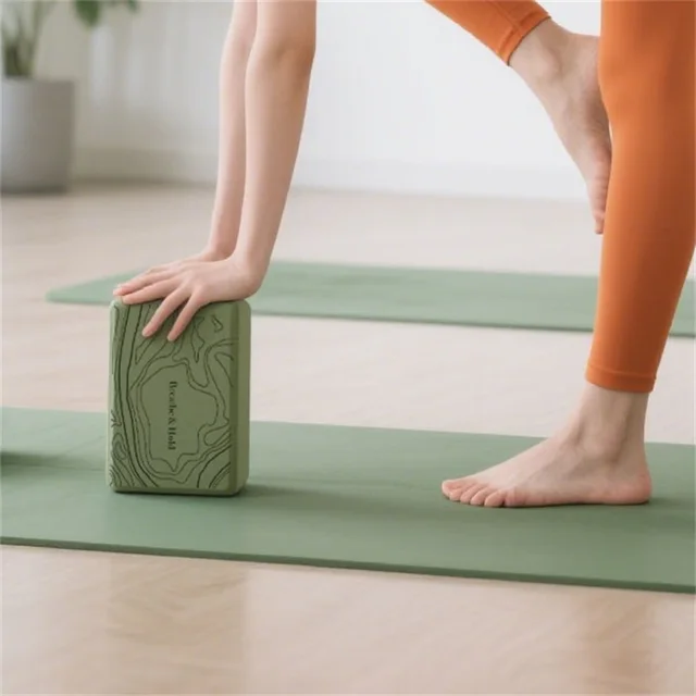 1 Piece Yoga Building Blocks Cubes Reinforcement Mats Sports Pilates Bricks Exercise Home Exercise Equipment Yoga Studio Fitness 4