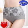 6 Pieces/Lot Women Panties High Waist Control Abdomen slimming Shapewear Female Postpartum recovery Tummy Control Briefs 5XL