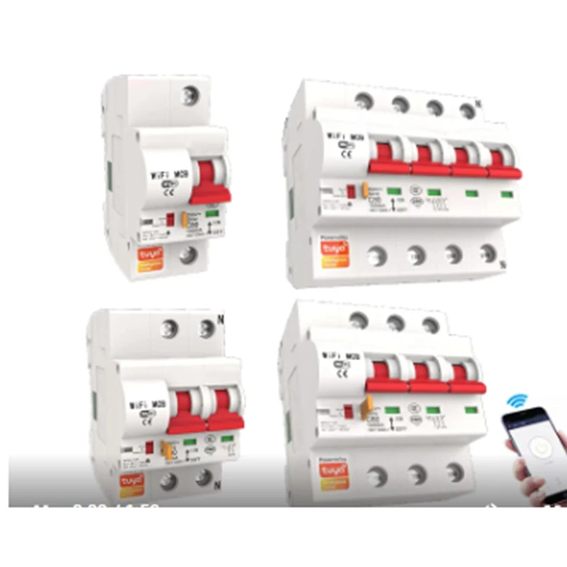 Tuya 40A Wifi Smart Circuit Breaker Interruttore Automatico Sovraccarico Protezione Da Cortocircuito Per Amazon Alexa Google Home