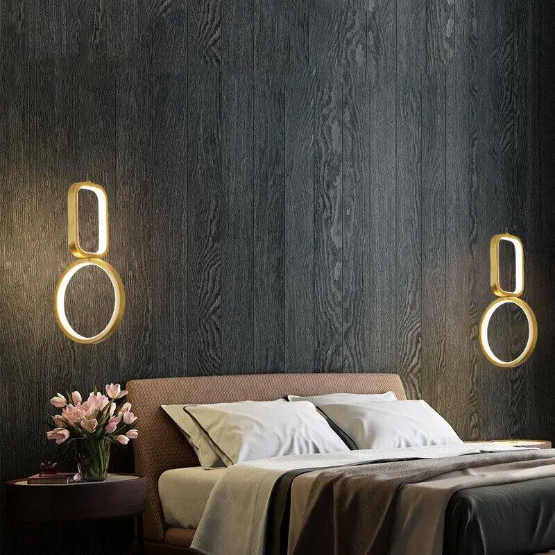 

Modern Gold and Black LED Pendant Light Nordic Luxury Hanging Lamp for Living Room Bedroom Bedside Indoor Decor