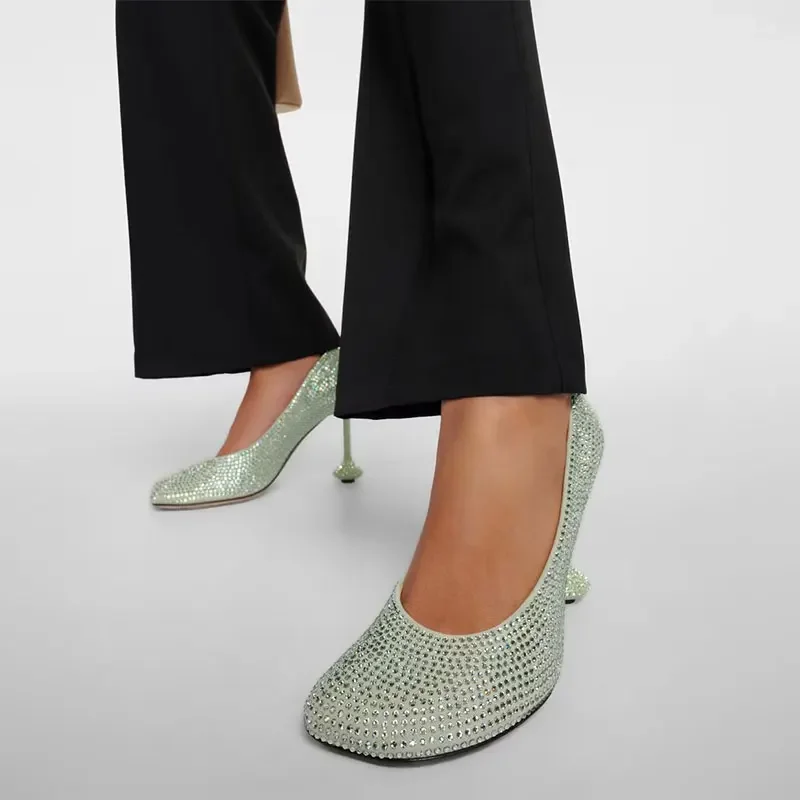 Women High Heels women high heels,platform high heels sandals Light Luxury Irregular Rhinestone for Banquet Wedding