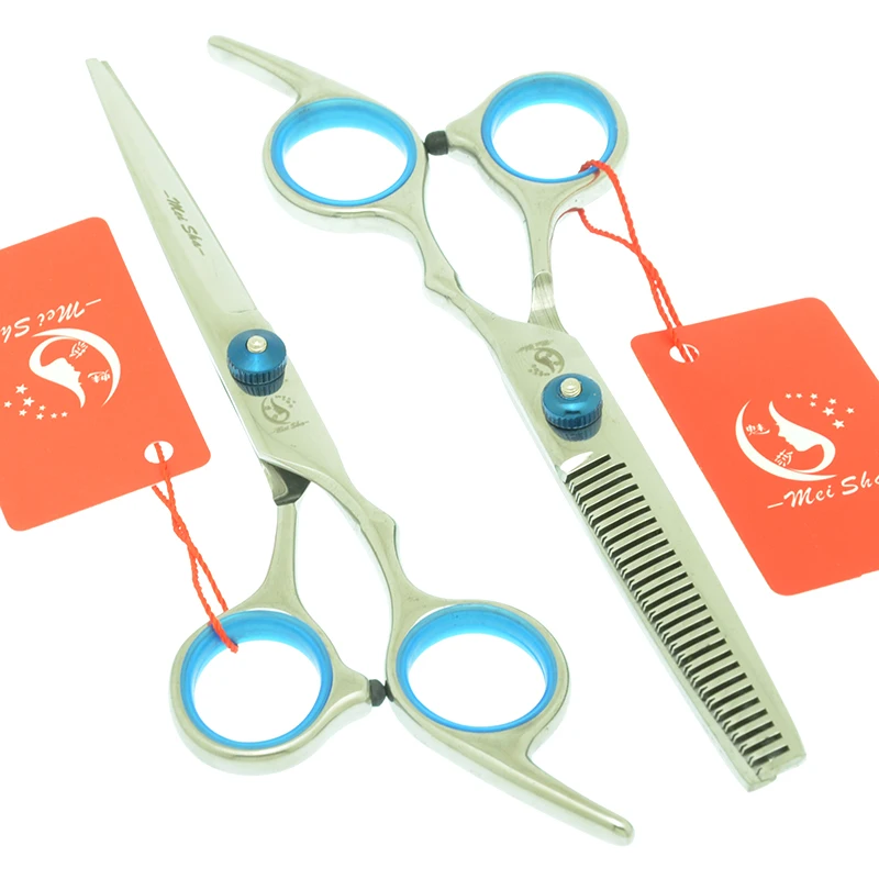 

Meisha 6 inch Professional Barber Scissors Set Hair Salon Shears Cutting Thinning Styling Tools Hairdressing Supplies A0042A