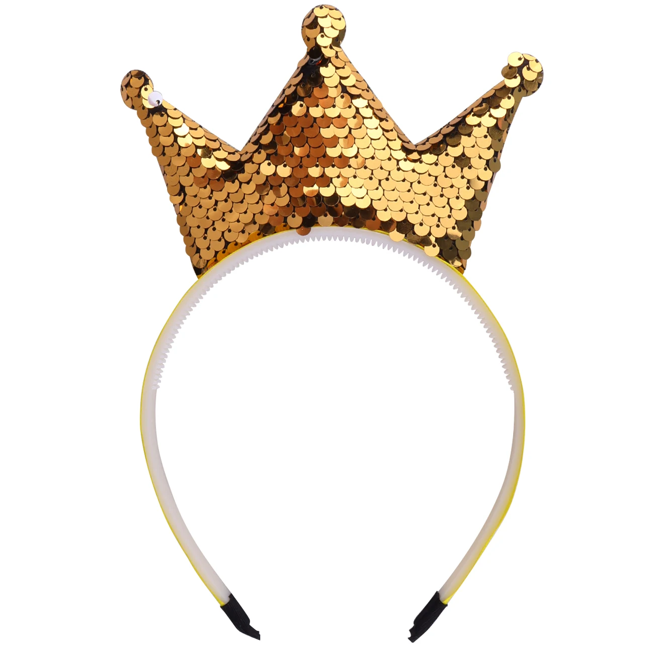 Pailletten Krone Stirnband Mädchen Haar bänder Glitzer Kronen Haar Reifen Frauen Haarschmuck für Party begünstigt Kopfschmuck Geschenk – Detail 15