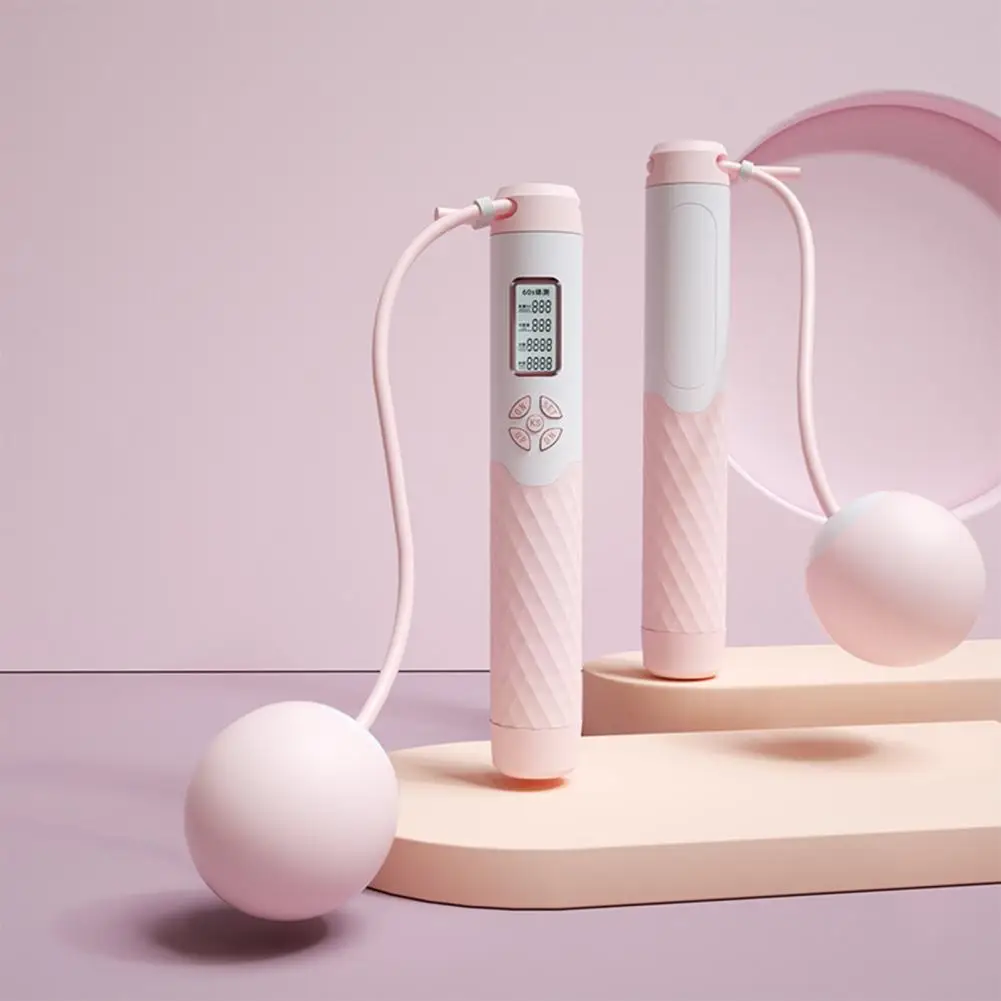 

Speed Jump Rope with LCD Screen Jump Rope Effective 60s Physical Fitness Test Practical Creative Counting Skipping Rope