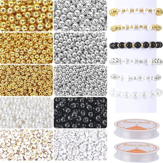 Letter Beads Amazon Bracelet Making Kits 1050pcs/lot CCB Letter