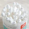 56/224pcs Baby Cotton Swabs With Safety Head Gourd Shape Stable Cotton Buds Ear Sticks For Children (56pcs Per 4