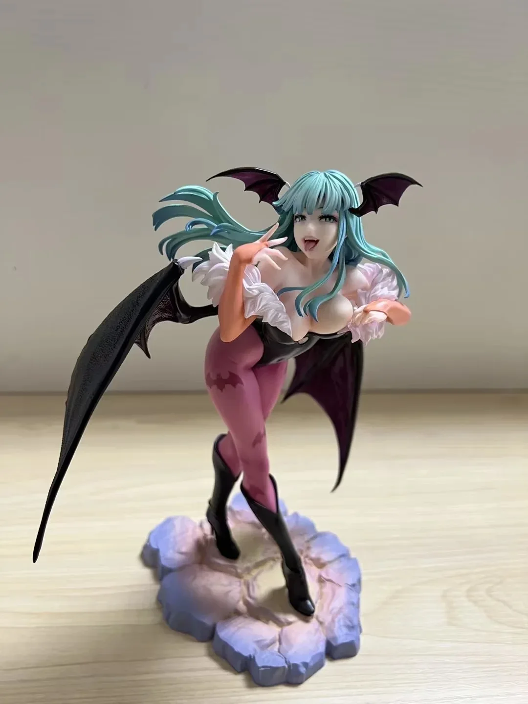 

In Stock Anime Vampireed Hunter Morrigan Aensland Figure Darkstalkers Bishoujo Action Figure Collectible Figurine Doll Toy Gift