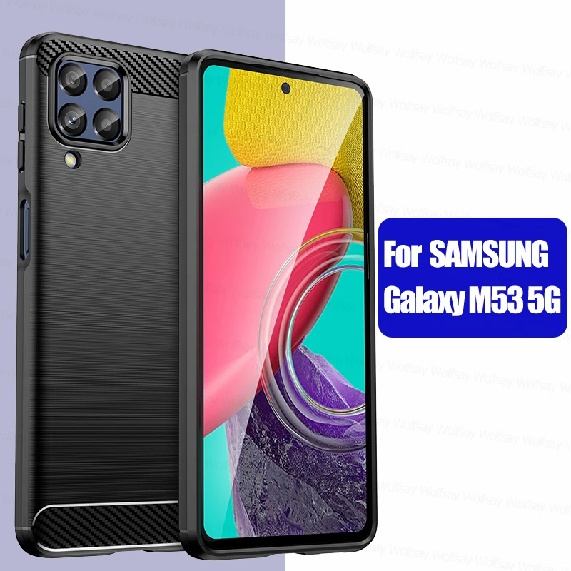 Per Samsung Galaxy M53 5G Custodia Samsung Galaxy M23 M33 M53 5G Cover Cover Posteriore In Silicone Morbido Tpu Per Samsung Galaxy M53 5G