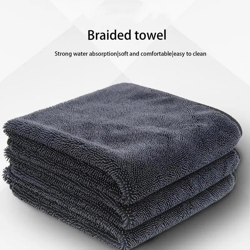 

50x80 40x60 30x40cm Microfiber Car Wash Towel Scratch Free Fast Drying Auto Cleaning Extra Soft Cloth High Water Absorption
