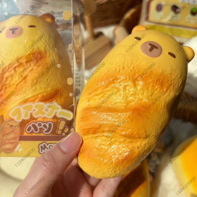 Capybara boulangerie lente augmentation Squishy Capybara jouet pain pâtisserie gâteau presser soulagement du Stress main relaxant cadeau rebond doux 1