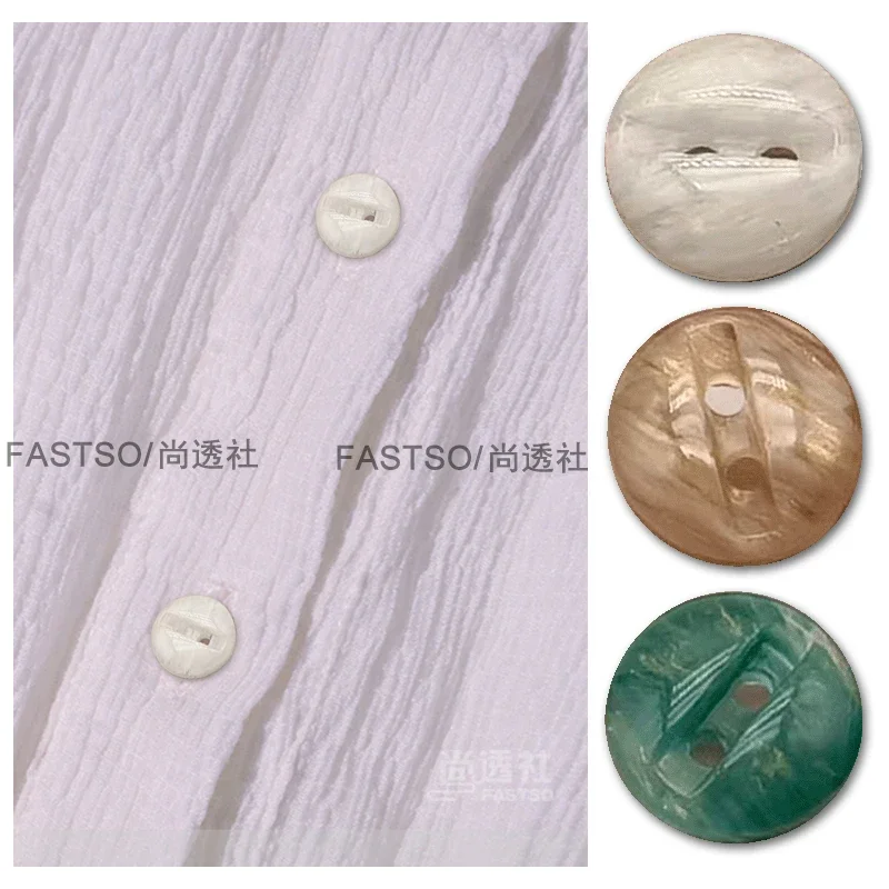 10pcs 11mm 수지 셔츠 단추 의류 바느질 럭셔리 작은 스웨터 카디건 스커트 녹색 파란색 액세서리 2 구멍