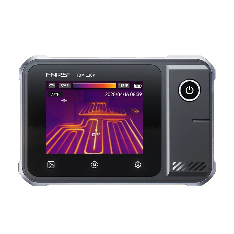 FNIRSI TDM-120/TDM-120P 멀티미터 열화상 적외선 카메라 테스터 AC 750V/DC 1000V 저항 정전용량 120x90 IR