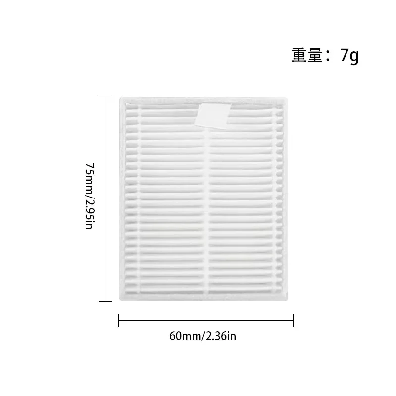 For Xiaomi Vacuum cleaner S20 / D106 E12 E10 B112 Accessories Replacement Main Side Brush Mop Cloth Filter Part