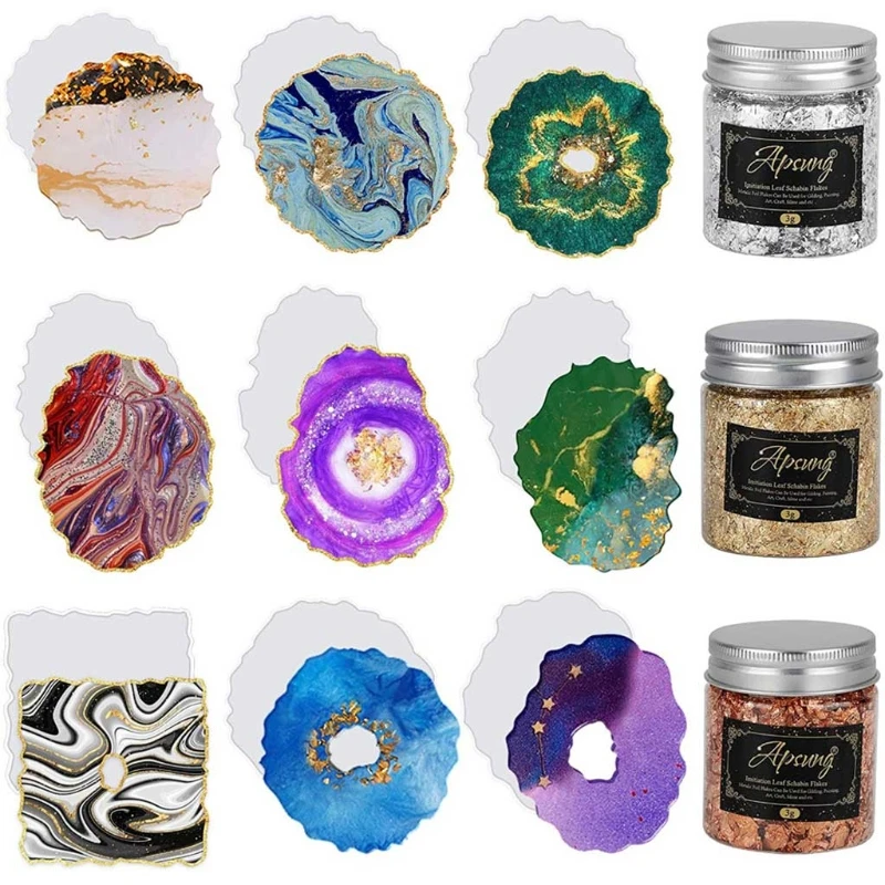 

Epoxy Resin Molds Irregular Tea-Cup Silicone Molds DIY Crafts Tool Drop shipping