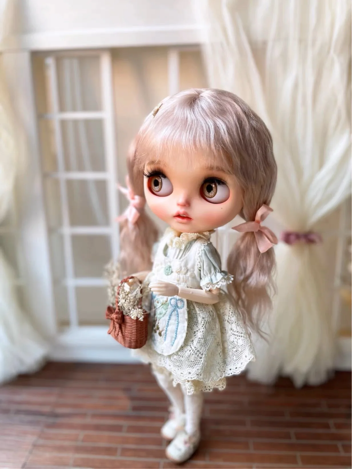 

Кукольные парики для Blythe Qbaby, натуральный мохеровый микрообъём, кудри 9-10 дюймов, голова, обстоятельство, бесплатная доставка