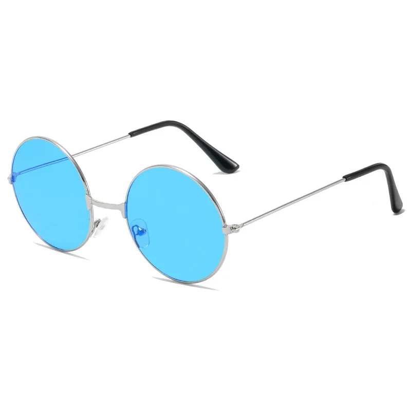 Retro Round Sunglasses For Women And Men Alloy Frame Designer_voghion.com
