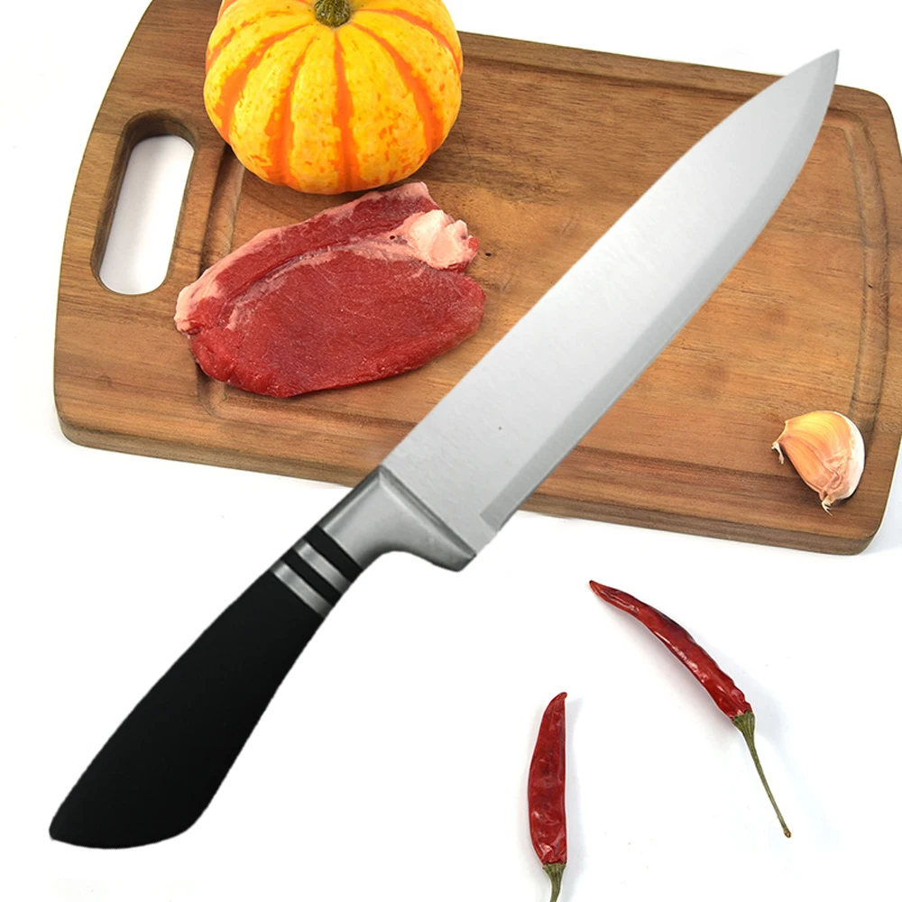 5pcs Kitchen Knives Set Stainless Steel Chef Knife Cleaver Butcher Chopping  Meat