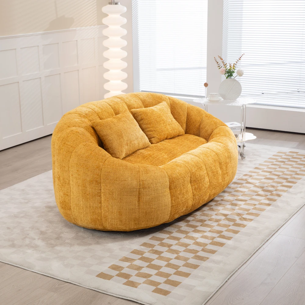Bean Bag Sofa Lazy Sofa Durable Comfort Lounger High Back Bean Bag Chair Couch for Adults and Children, Floor Soft Lounge Chair – Detail 29