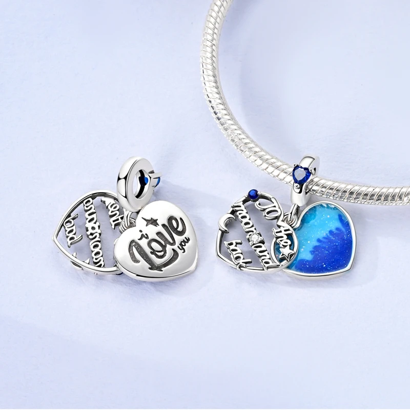 Neueste Charms-Perlen aus 925er-Sterlingsilber, bunt, baumelnd, niedliche Haustiere, Anhänger, passend für Original-Armbänder, Halsketten, DIY-Schmuck, Geschenk – Detail 20