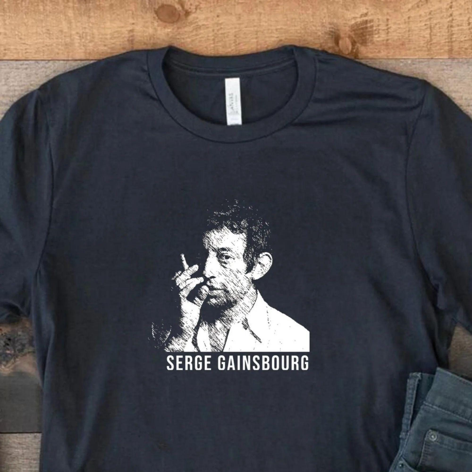 Serge Gainsbourg Iconic T Shirt Tribute To A Music Legend