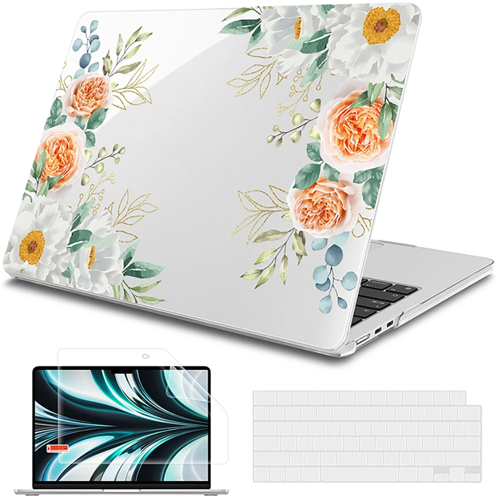 Laptop A2337 Per Macbook Air 13 Custodia M1 M2 M3 13.6 15.3 Pollici A2681 A3113 A2941 Cover 2021 2022 Shell Pro 14 16 A2992 A29912024