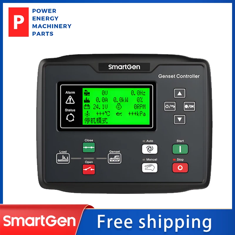 

High Quality Original Smartgen Diesel Generator Set Control HGM6110CAN Auto Start Genset Controller 6110CAN-4G