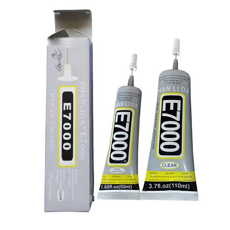 

Phone Screen Glue 50/110ML Clear Repair Glue Multifunctional for Crafts Household Accessories E7000 Adhesive for Phone Tablets