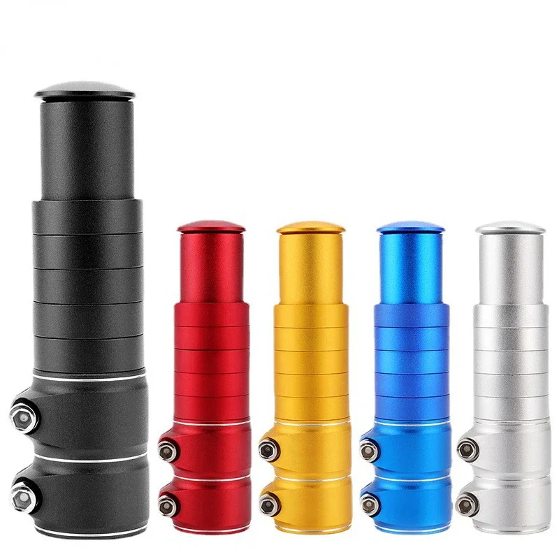 Bike Stem Fork Bicycle Handlebar Extension Riser Rise Up Bicycle Adapter Durable MTB Power Mountain Cycling Part 120mm bicycle stem
