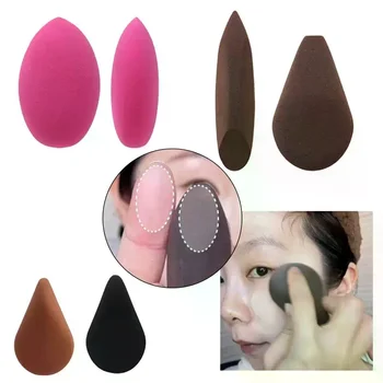 Spugne Dettagliate per il Trucco, Applicatori per Fondotinta in Crema e in Polvere, Strumenti Cosmetici Sagomati per Contorno, Correttore e Illuminante