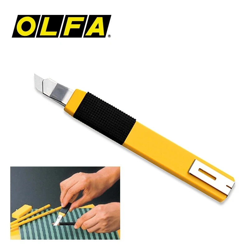 

Olfa A-2 9mm Standard Cutting Knife, Japanese Rubber Gripping Knife,Multifunctional Art and Handmade Cutting Tool Replacement Blades : SABB-10 ASB-10