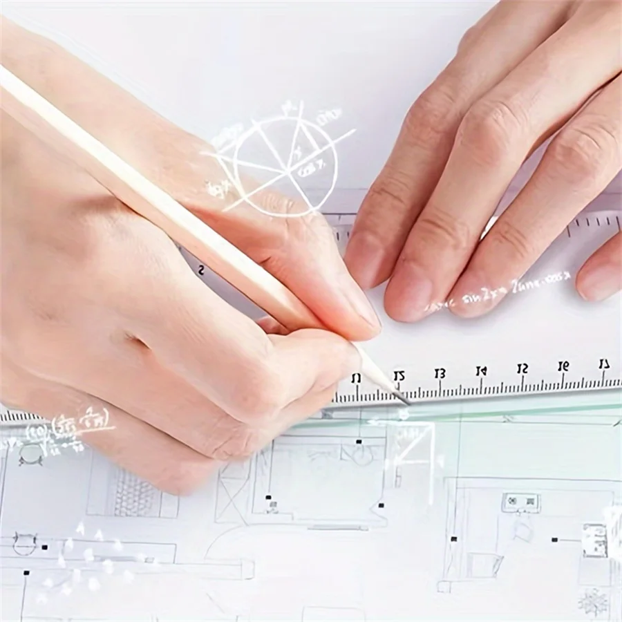 Silicone Wristband Ruler Slap Bracelets Bands Snap Bands 6pcs ruler set drawing ruler