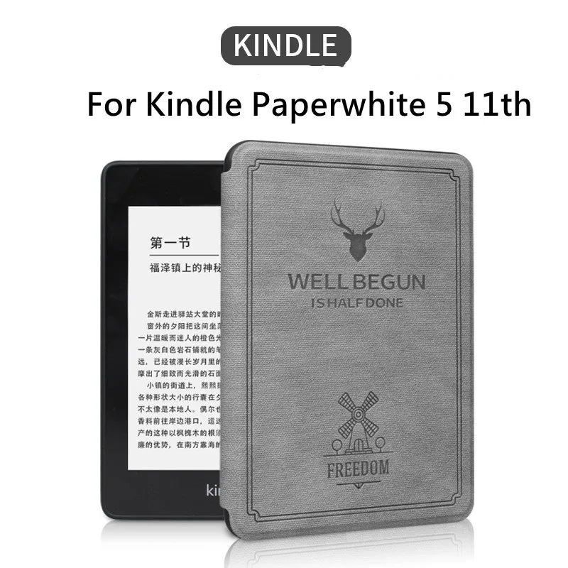 Per Kindle Paperwhite 5 11 ° 6.8 Pollici Smart Cover Per Kindle 10Th Generation Case Per Kindle Paperwhite 4/3/2/1 Cover + Pellicola + Penna
