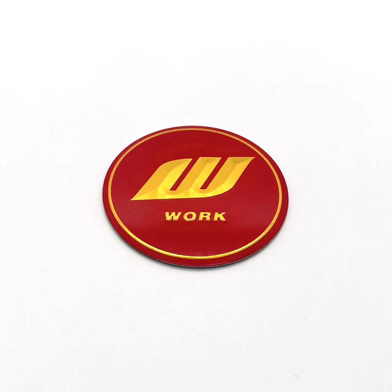 Wheel Center Hub Cap Sticker 4PCS/Lot 64.5MM 56MM 50MM 45MMM WORKE MOTION Car Wheel Center Hub Cap Sticker Car Badge Emblem Sticker