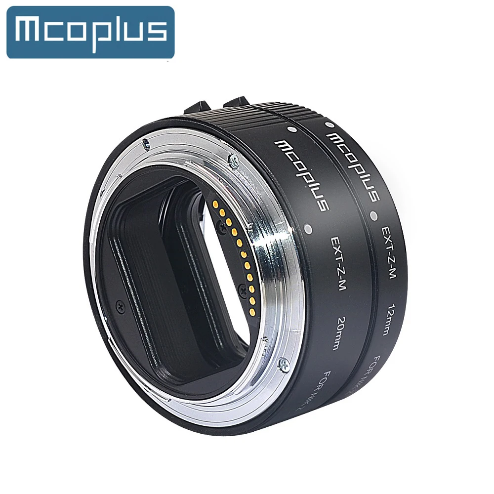 Mcoplus Z Mount Metal Auto Focus Macro Extension Tube Lens Ring Per Nikon Z5 Z6 Z7 Z9 Z6 Ii Z7 Ii Z50 Camera