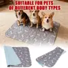 1pcs Reusable Pet Urine Pad Washable Dog Cat Diaper Mat 3 Layer Absorbent Dogs Diapers Pads Bone Paw Print For Sofa Bed Floor 3