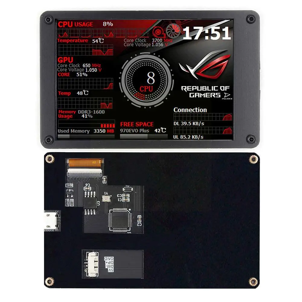  USB  ÷ 3.5 ġ IPS DIY ǻ µ ͸ CPU, GPU RAM HDD ũ ̴ ITX ̽ AIDA6 J8T7