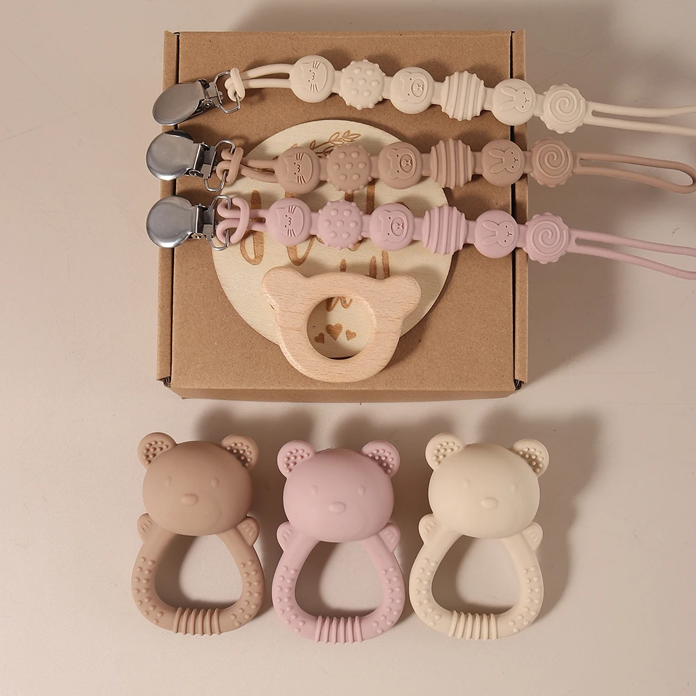 مجموعة عضاضة سيليكون أرنب