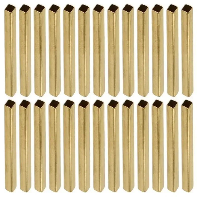 Brass Square Tube Hollow, 6-20mm, Multiple Lengths, Craft & DIY Supplies