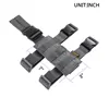 Tactical Universal Drop Leg Holster Thigh Platform Molle Gun Holster for Hunting Paintball Panel with Adjustable Straps 2