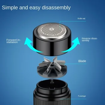 Rechargeable Portable Mini Electric Razor Shaver For Men 2