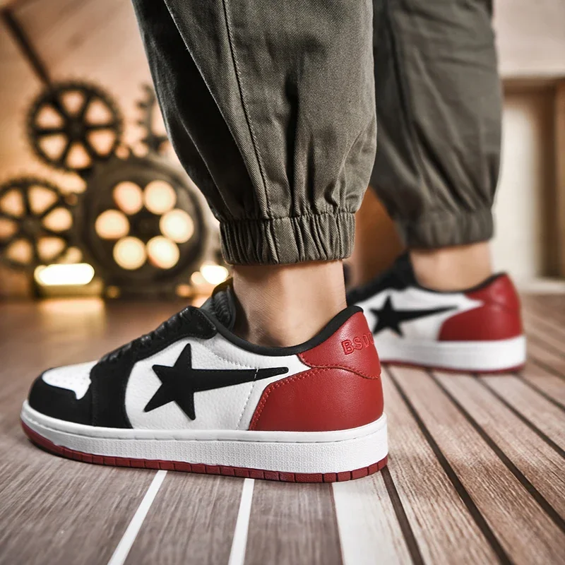 Fashionable color blocked low-quality sports shoes, versatile and lightweight, autumn and winter jogging casual shoes