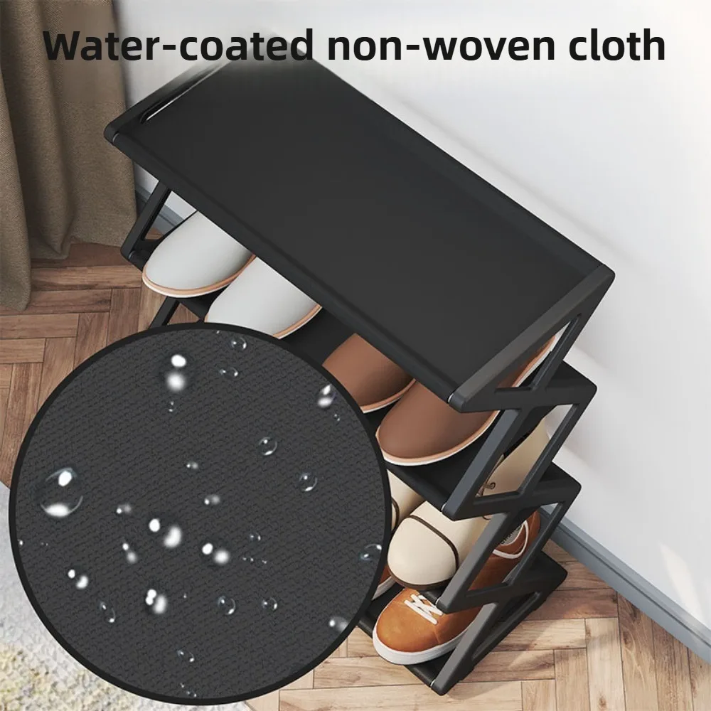 X-type dust-proof shoe rack 1pc nail free installation space saving integrated molding sturdy and durable shoe rack