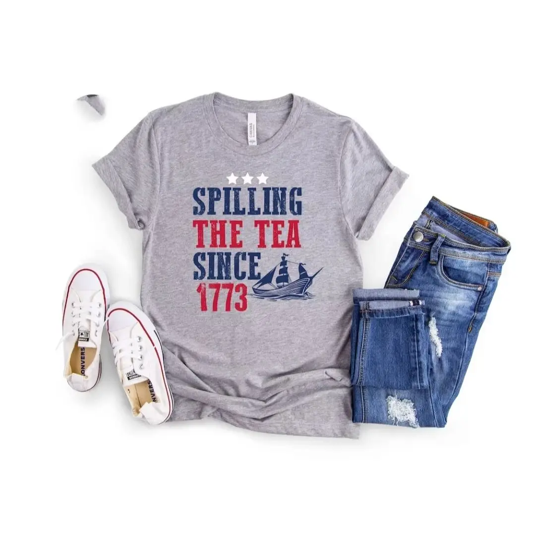 

Spilling The Tea Since 1773 Shirt, 4th Of July Shirt, Patriotic Shirt, Usa Shirt, Boston Tea Party, Fourth Of July Shirt, Americ