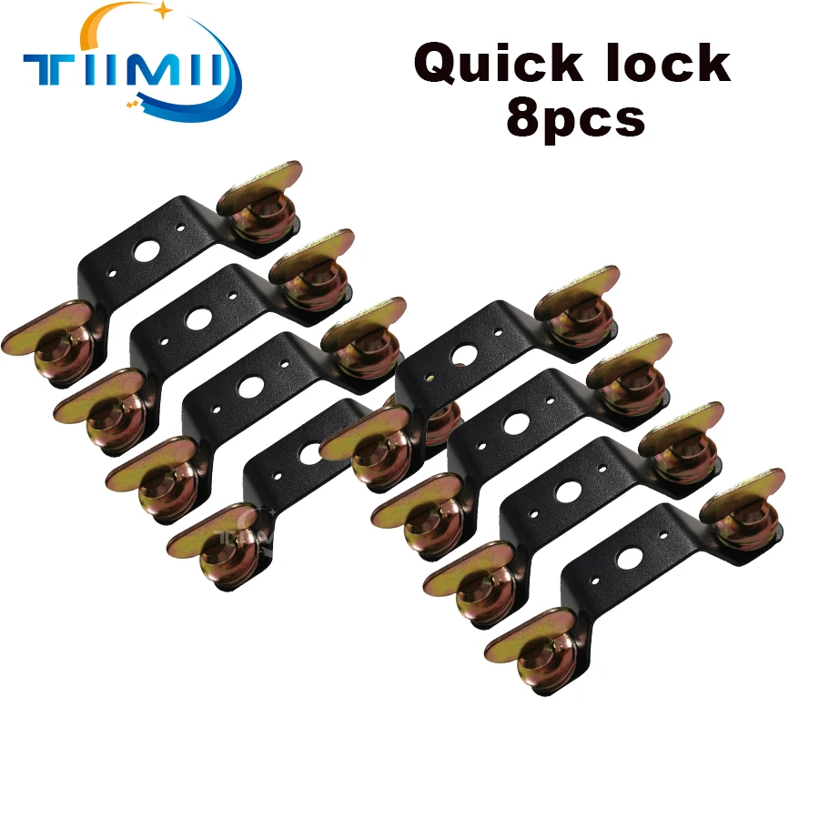 8Pcs Quick Lock Stage Light Truss Dj Club Light Clamp Hanging Hook Metal Fast Lock Beam Sharpy Stage Connector Beam 7R Light