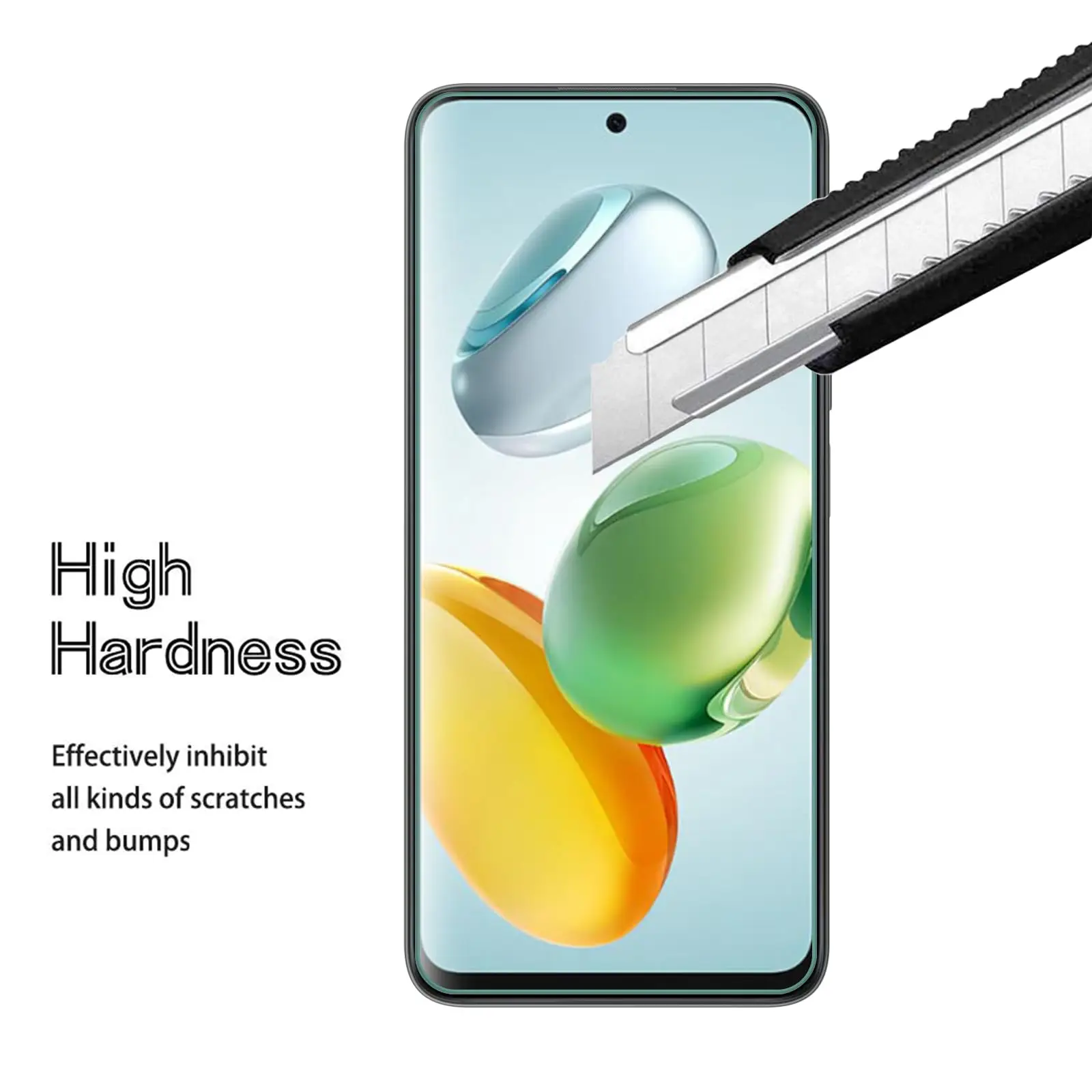 Enhanced Screen Protector for 6.8-inch Display - Premium Tempered Glass, Crystal Clear HD, Scratch Resistant